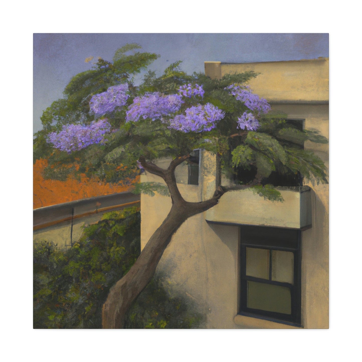 Jacaranda in Expressionism - Canvas