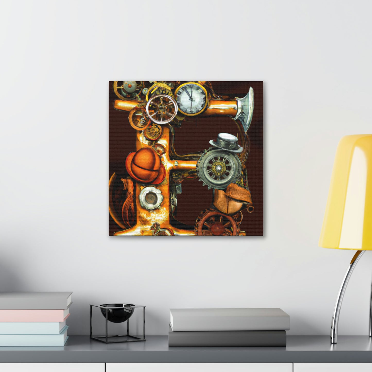 Steam-Powered Reflection - Canvas