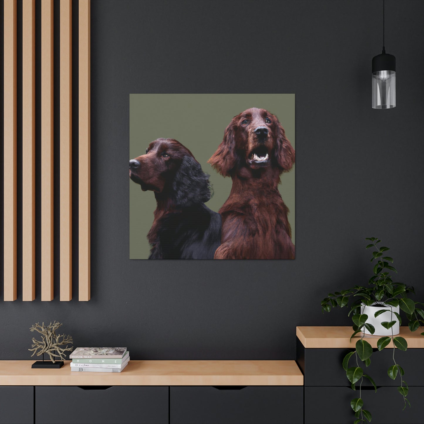 "A Simple Irish Setter" - Canvas