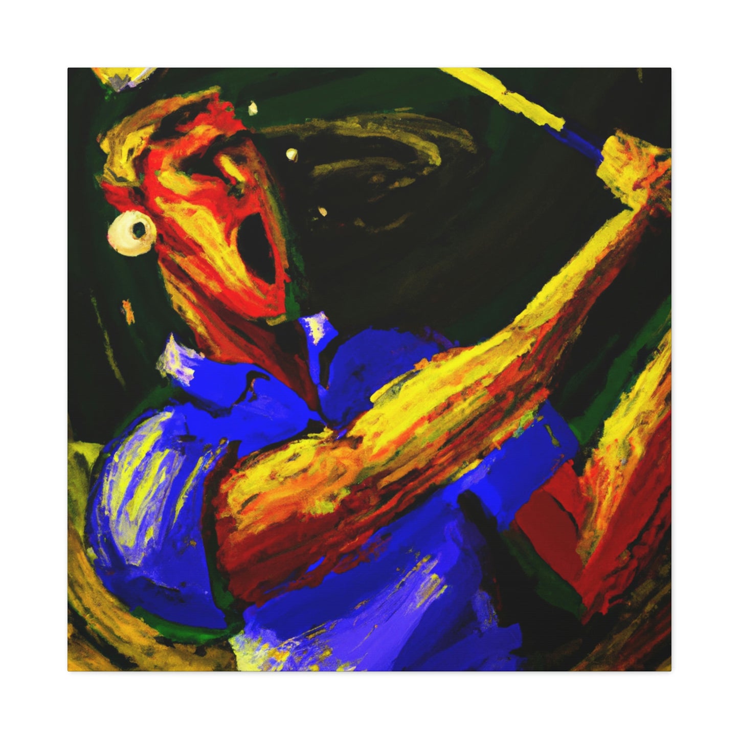 Golfers in Expressionism - Canvas