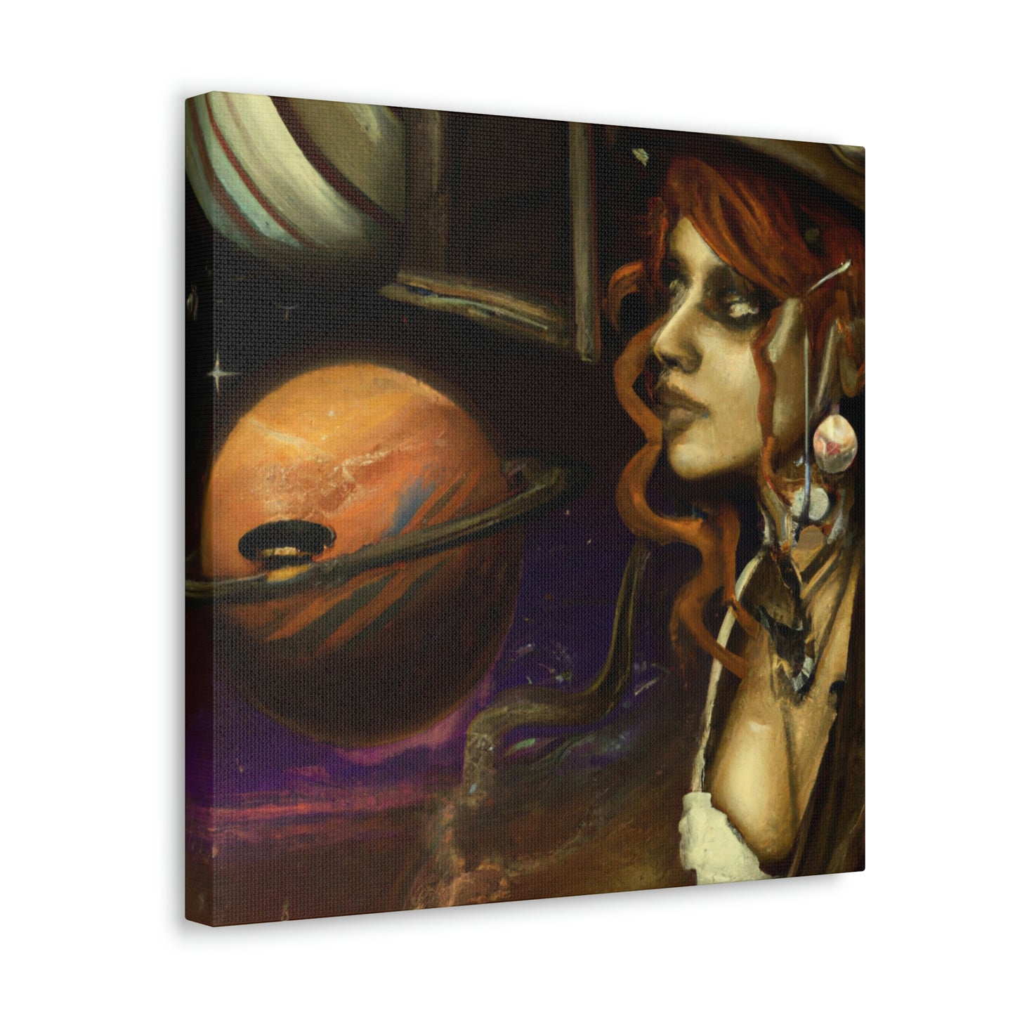 Venus in CogsDress - Canvas