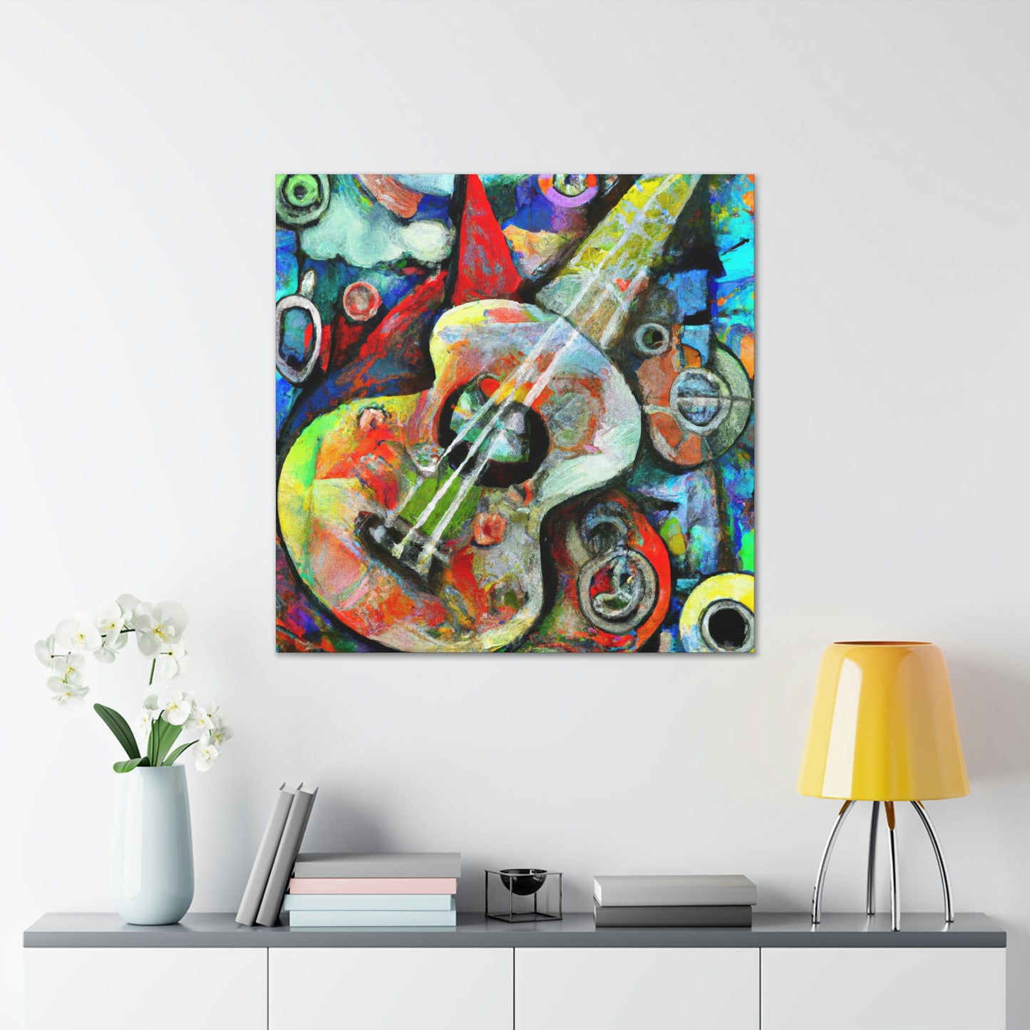 Ukelele in Dreamscape - Canvas