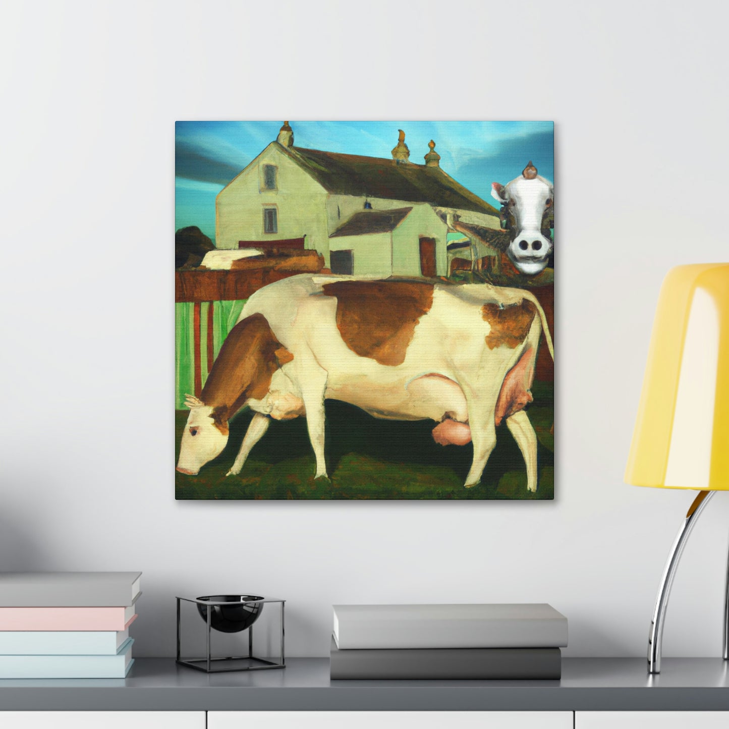 "Cow on the Pasture" - Canvas