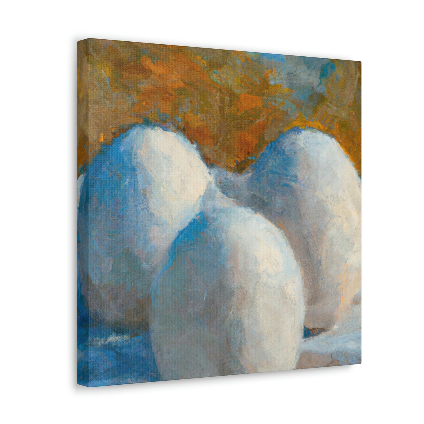 "Eggs in Celestial Bloom" - Canvas