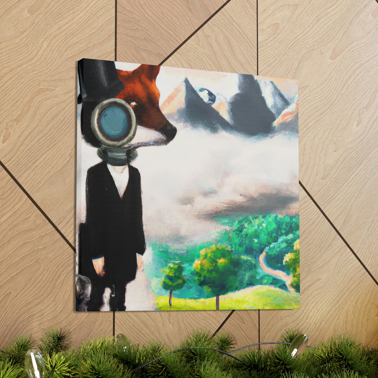 "Steampunk Skunk Unbound" - Canvas