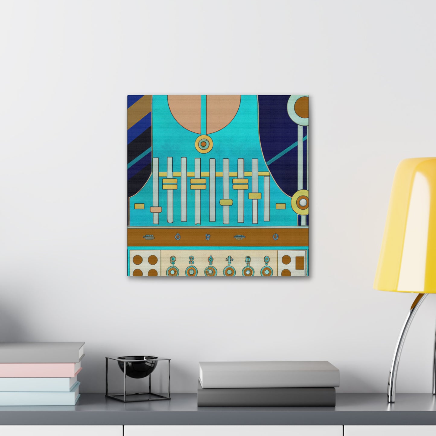 "Deco Orchestra Harmonized" - Canvas