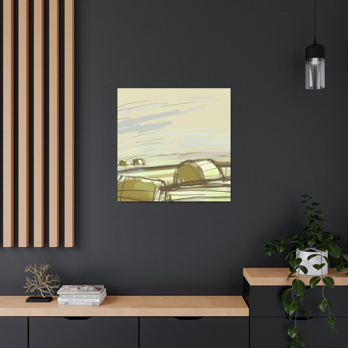 Hay Fields of Gold - Canvas