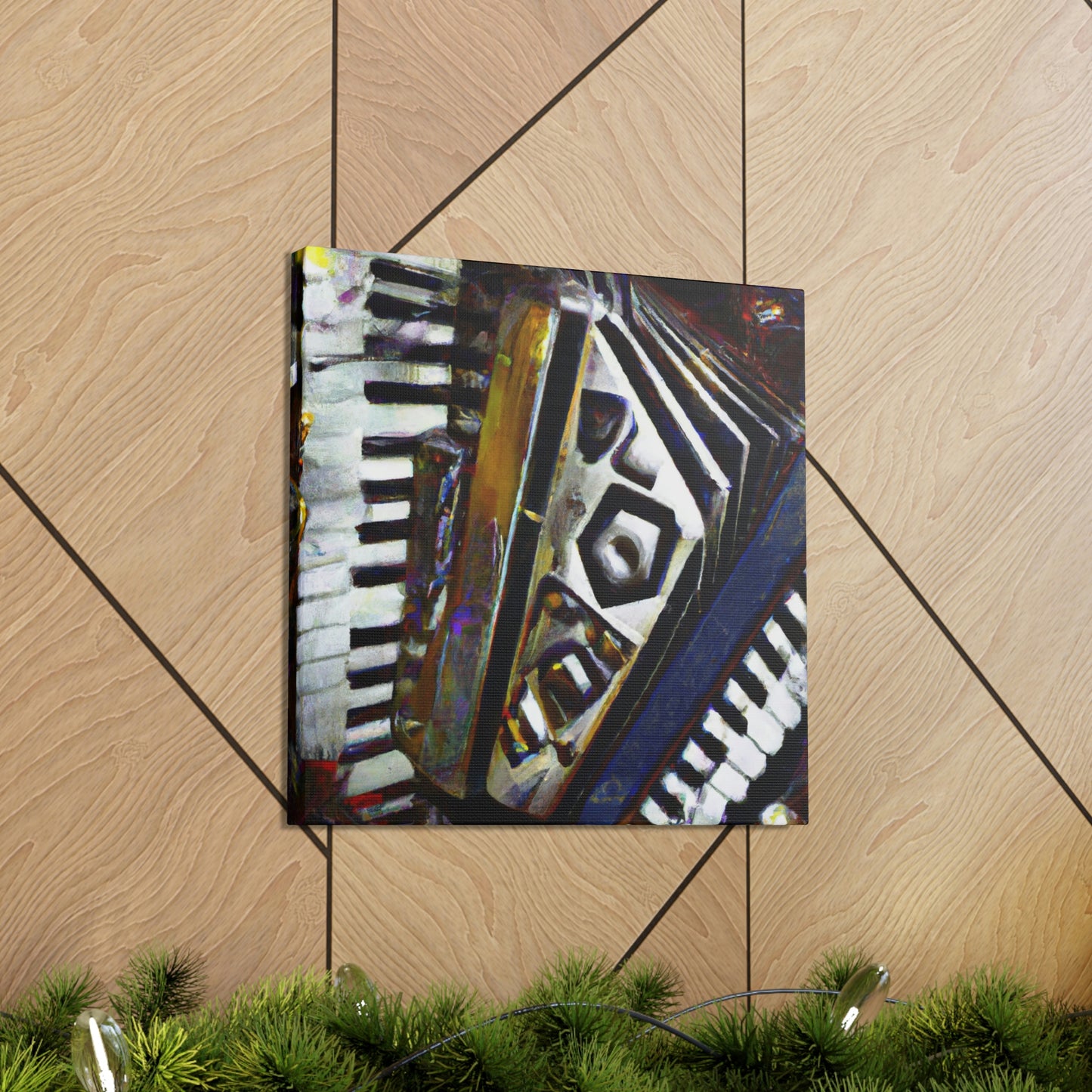 Accordion in Abstraction - Canvas