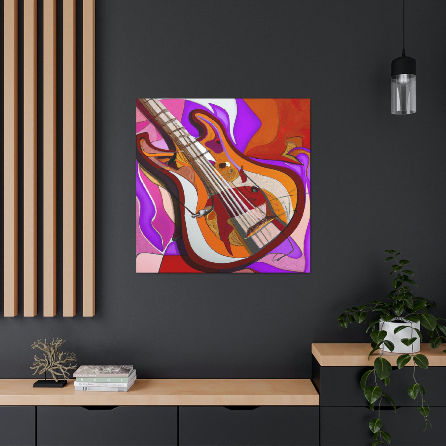 "Guitar Bass Groove". - Canvas