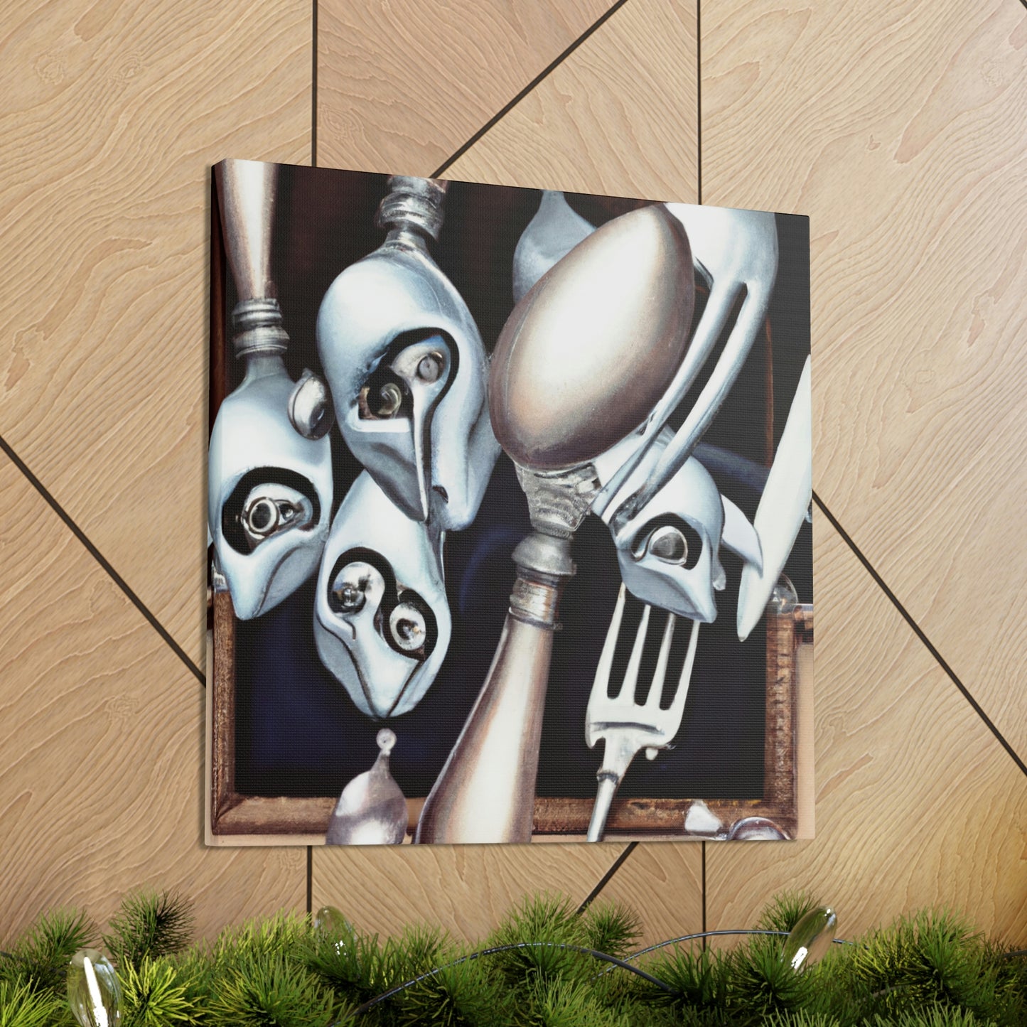 Cutlery in the Clouds - Canvas