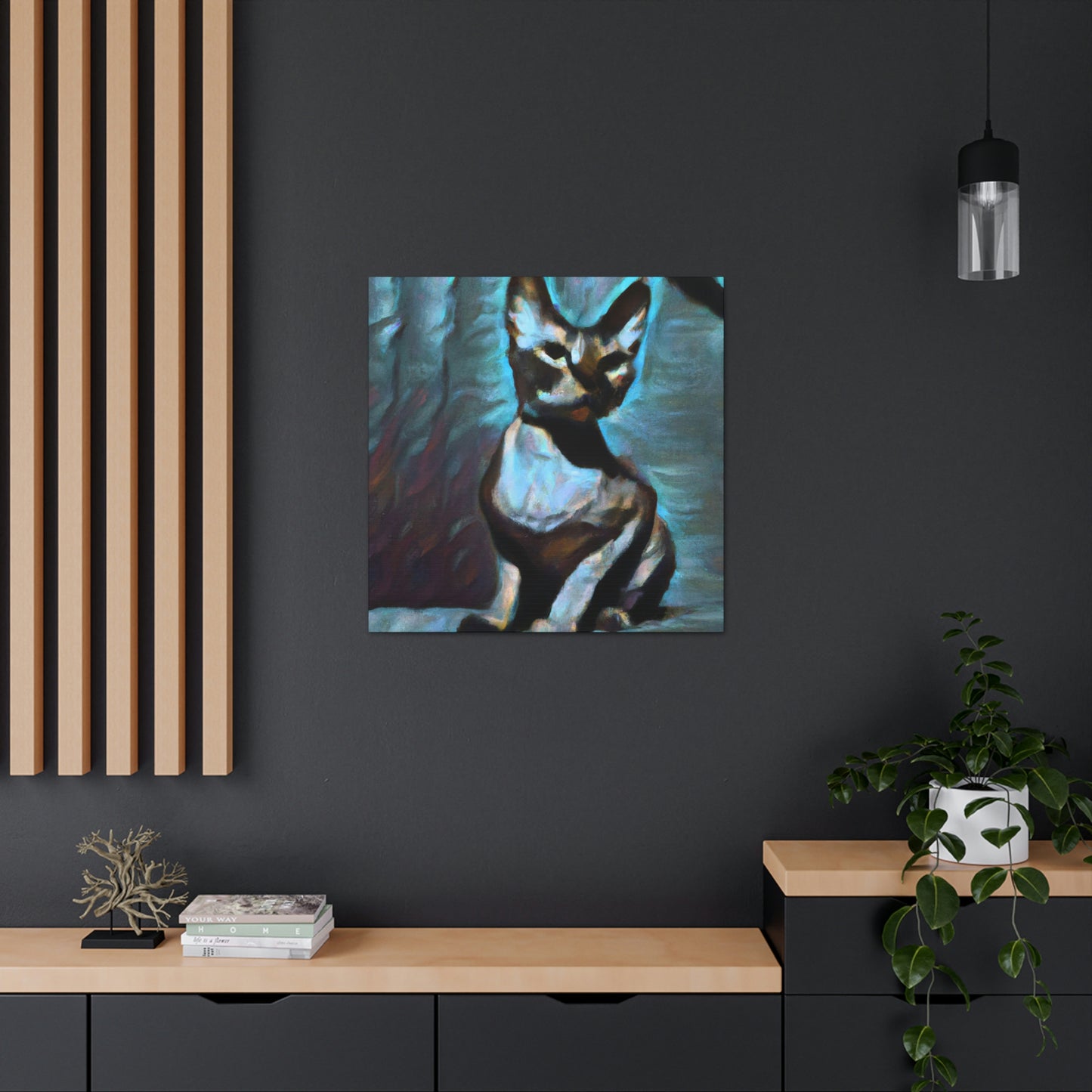 Feline Fauvist Fantasy - Canvas