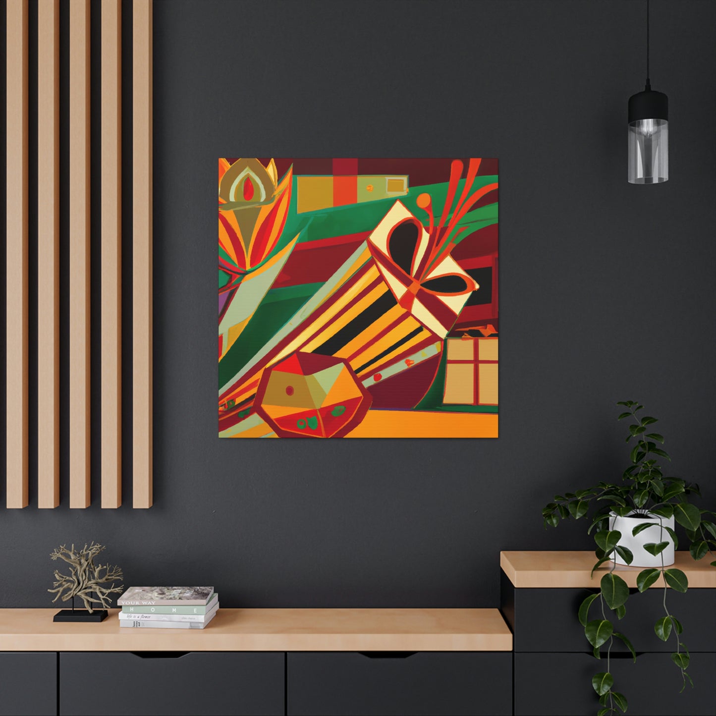 Presents in Art Deco - Canvas