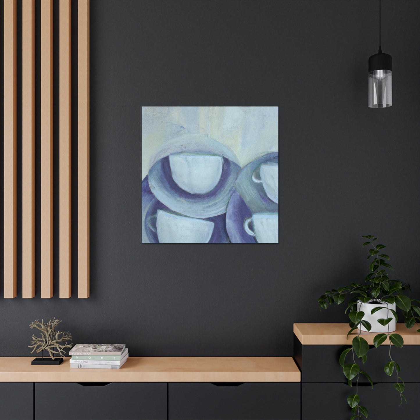 Tea in Timely Cups - Canvas