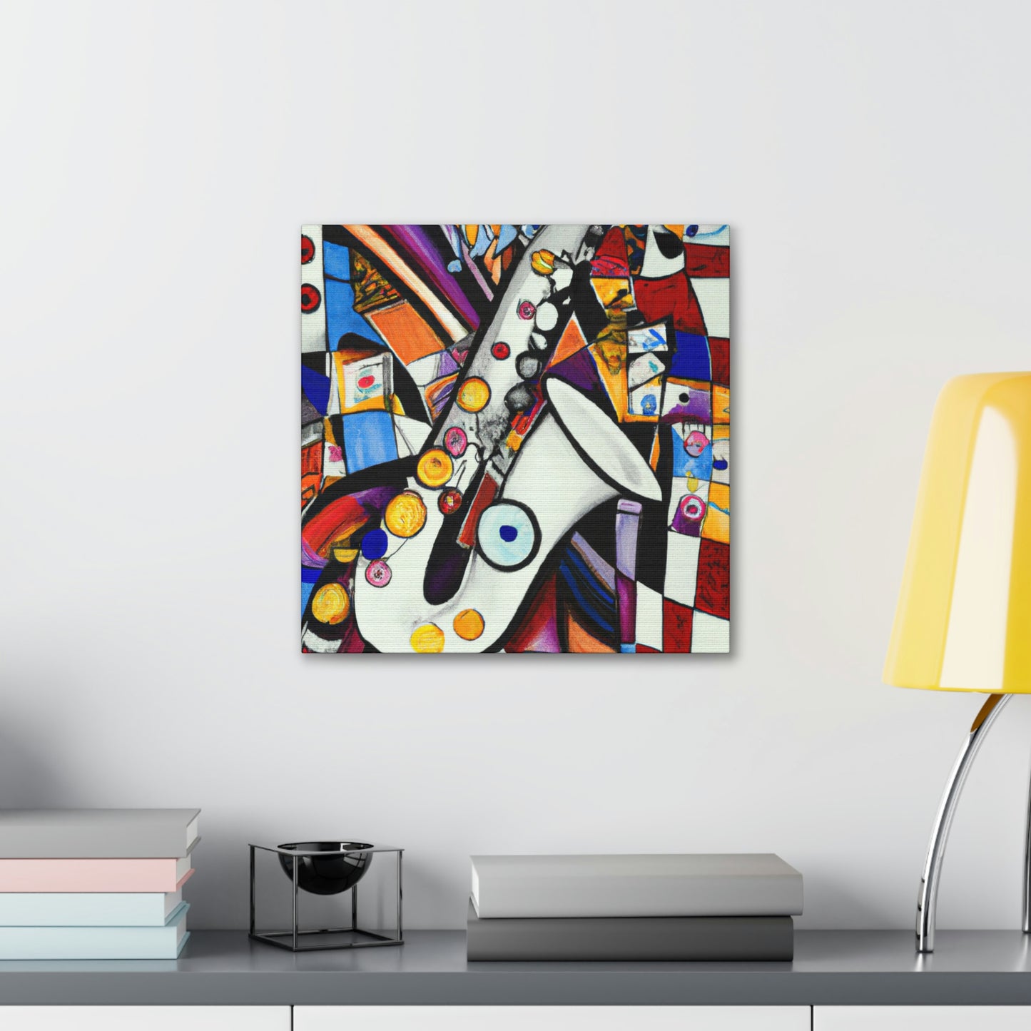 Clarinet in Art Deco - Canvas