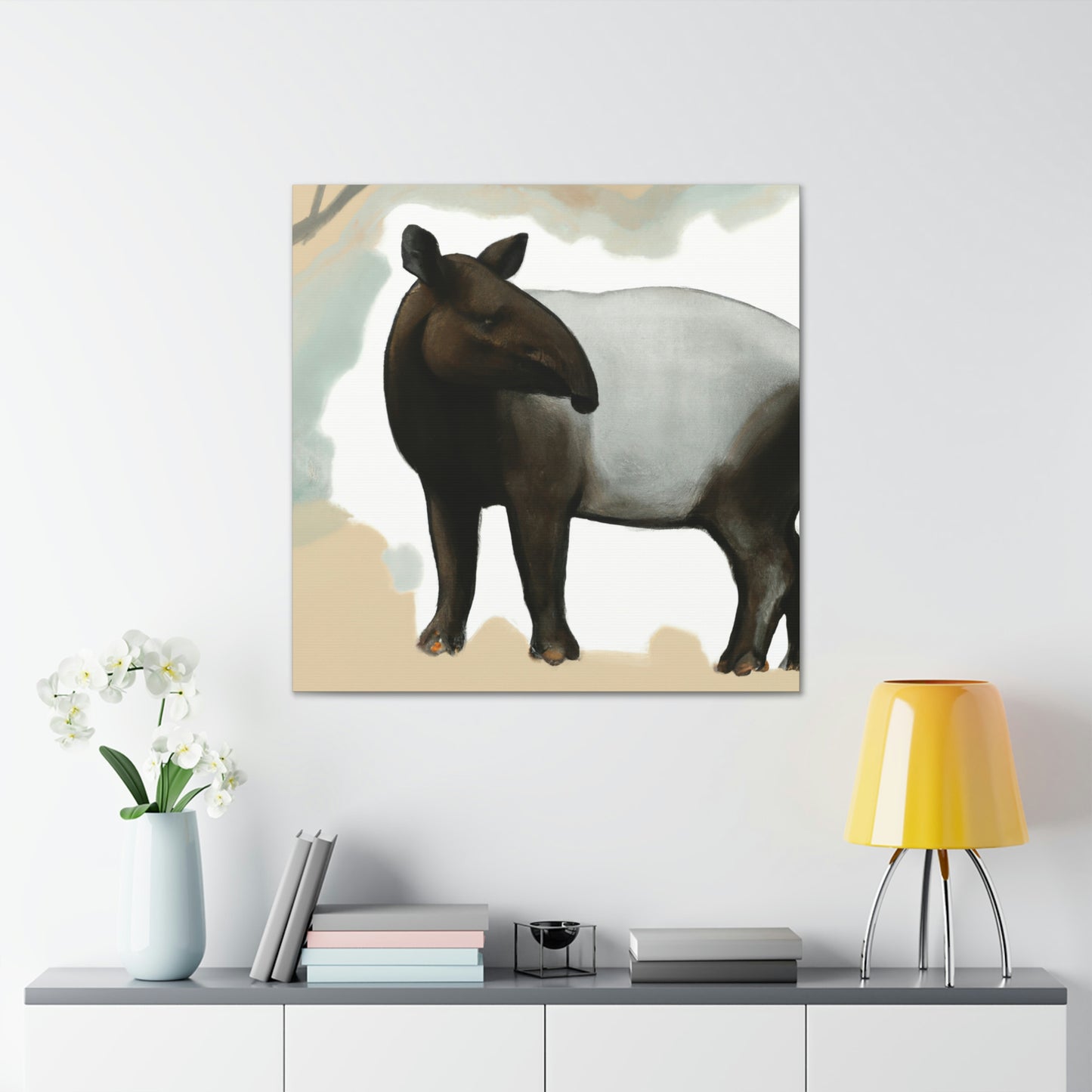 Malayan Tapir Dreaming - Canvas