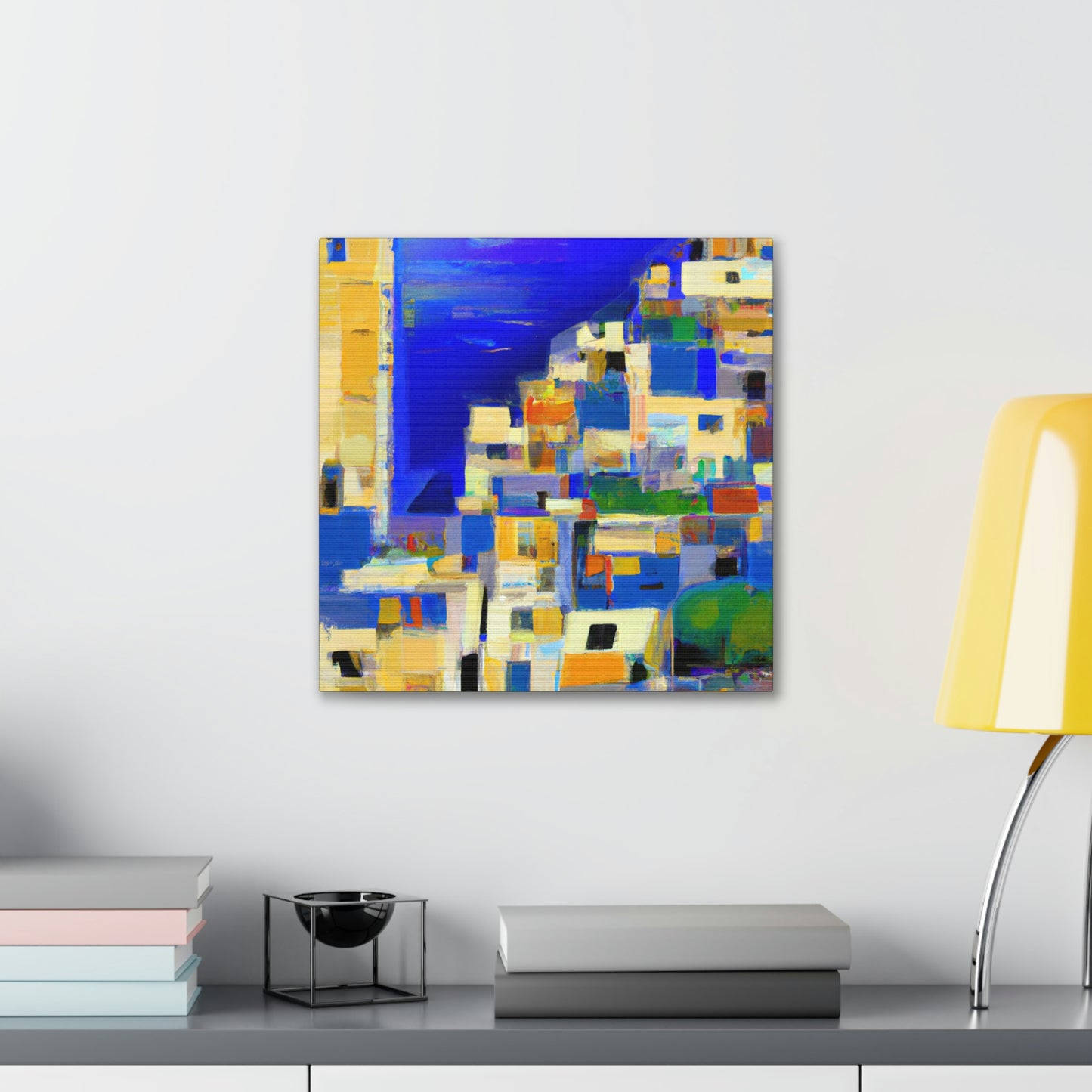 "Mediterranean Seascape Vibes" - Canvas