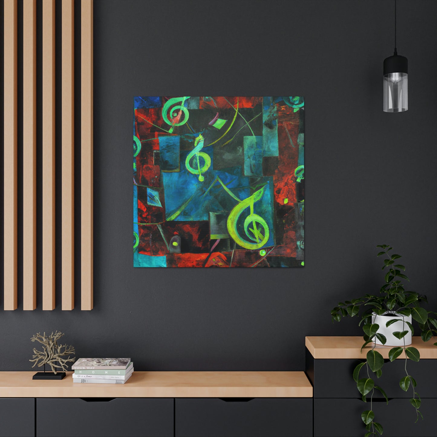 Music of Melody. - Canvas