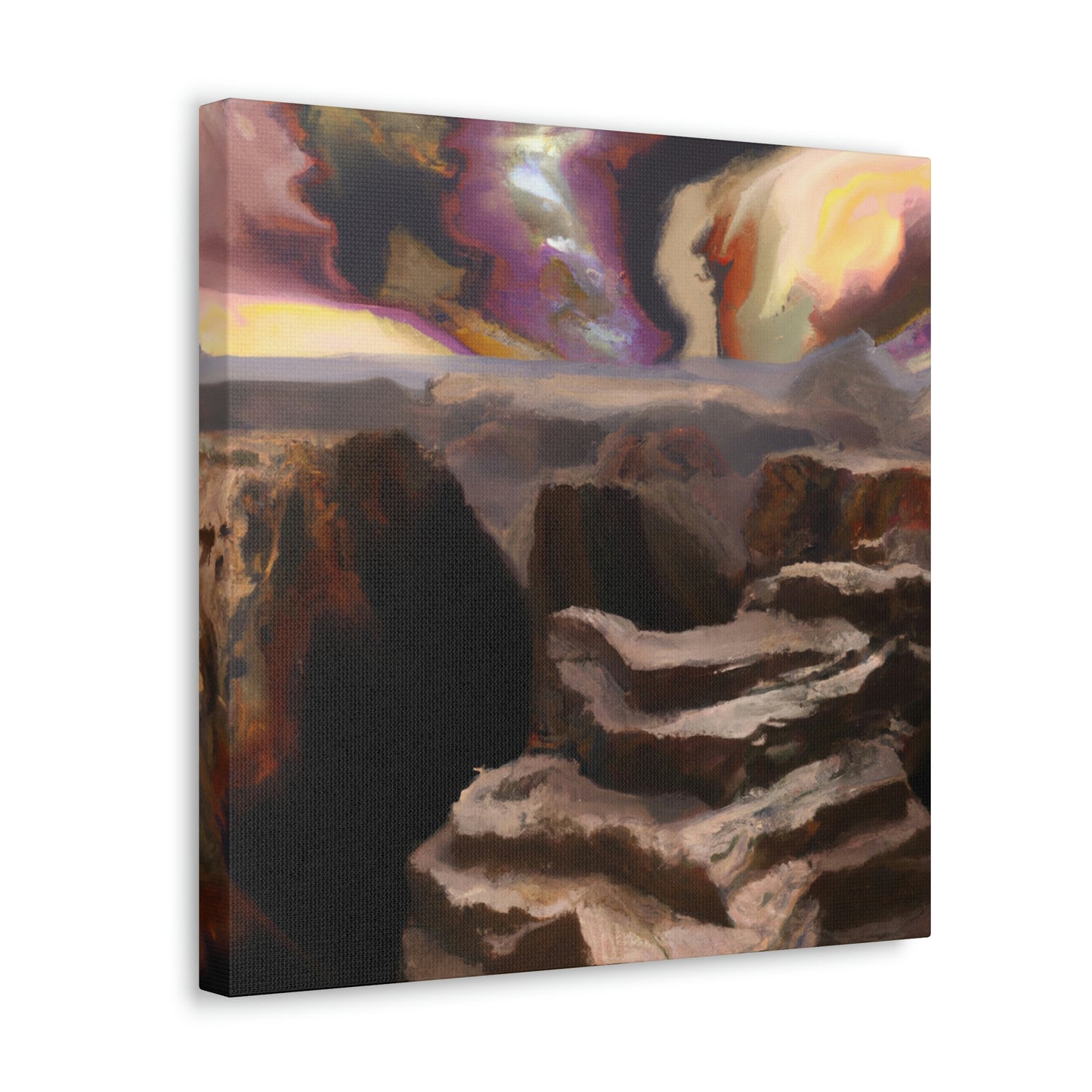 Canyon Awaits Mystery - Canvas