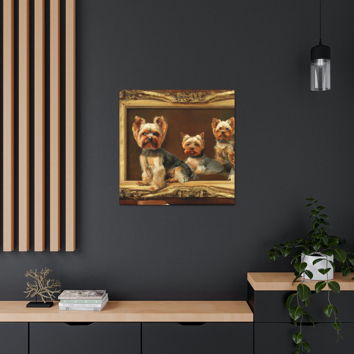 Yorkshire Terrier Symmetry - Canvas