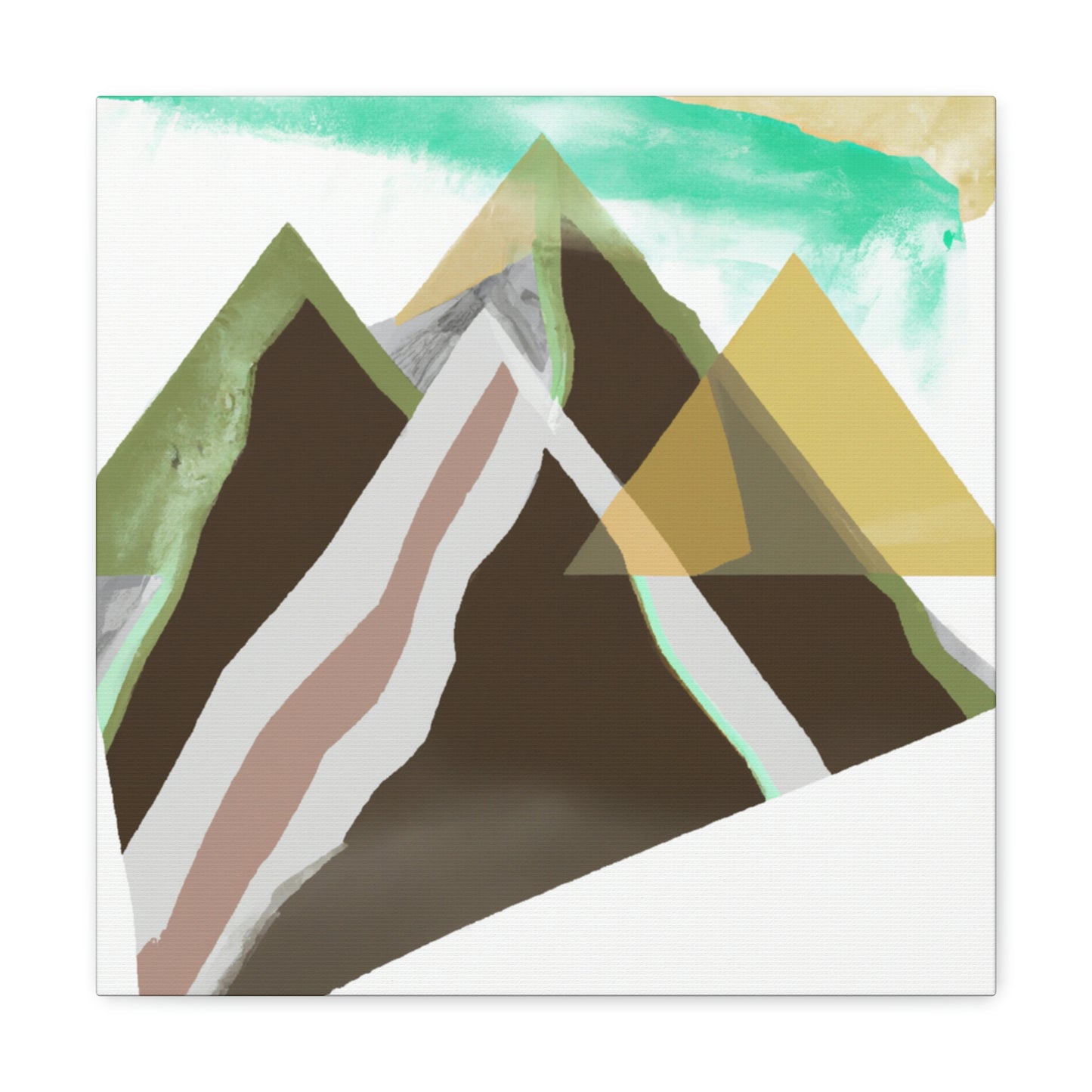 "Mountain Majesty Ablaze" - Canvas