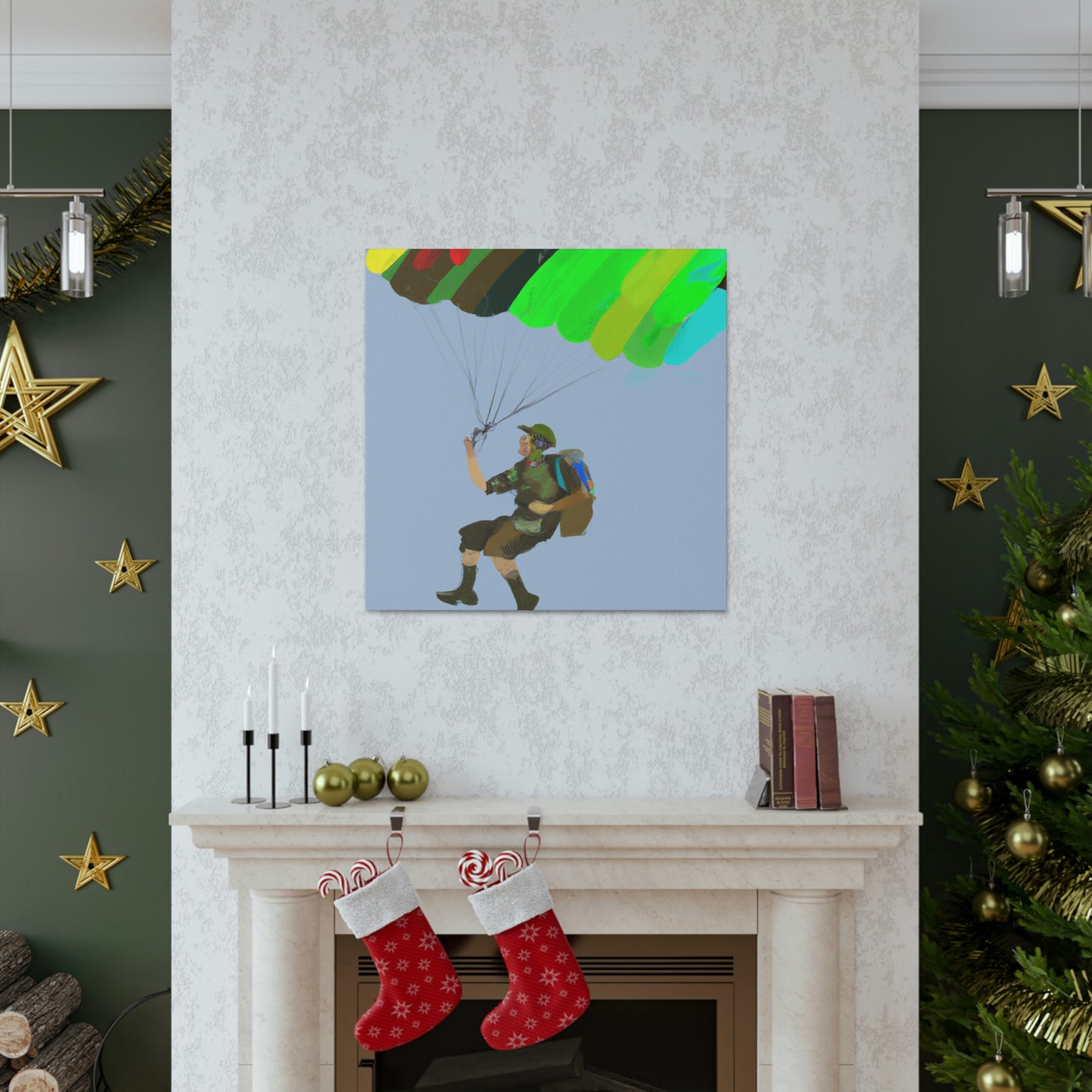 Paratrooper Fauvism Joy - Canvas