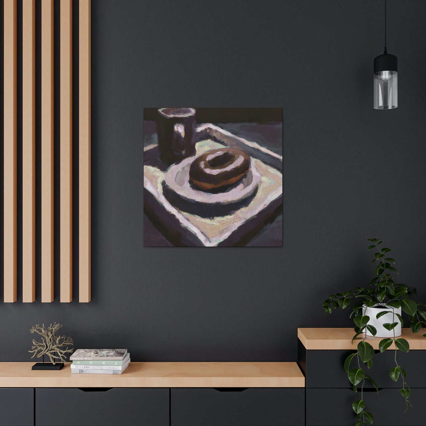 "Doughnut's Bold Flair" - Canvas