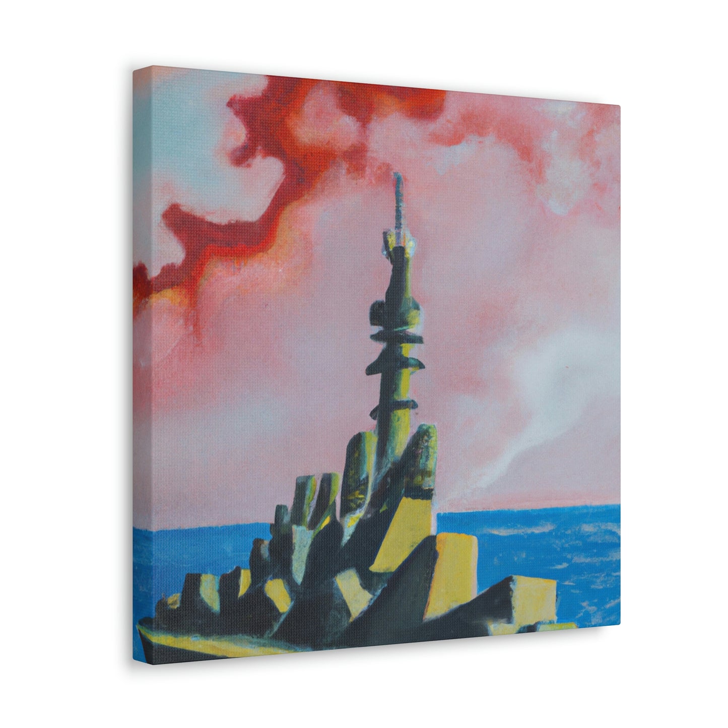 "Battleship Pop Art" - Canvas