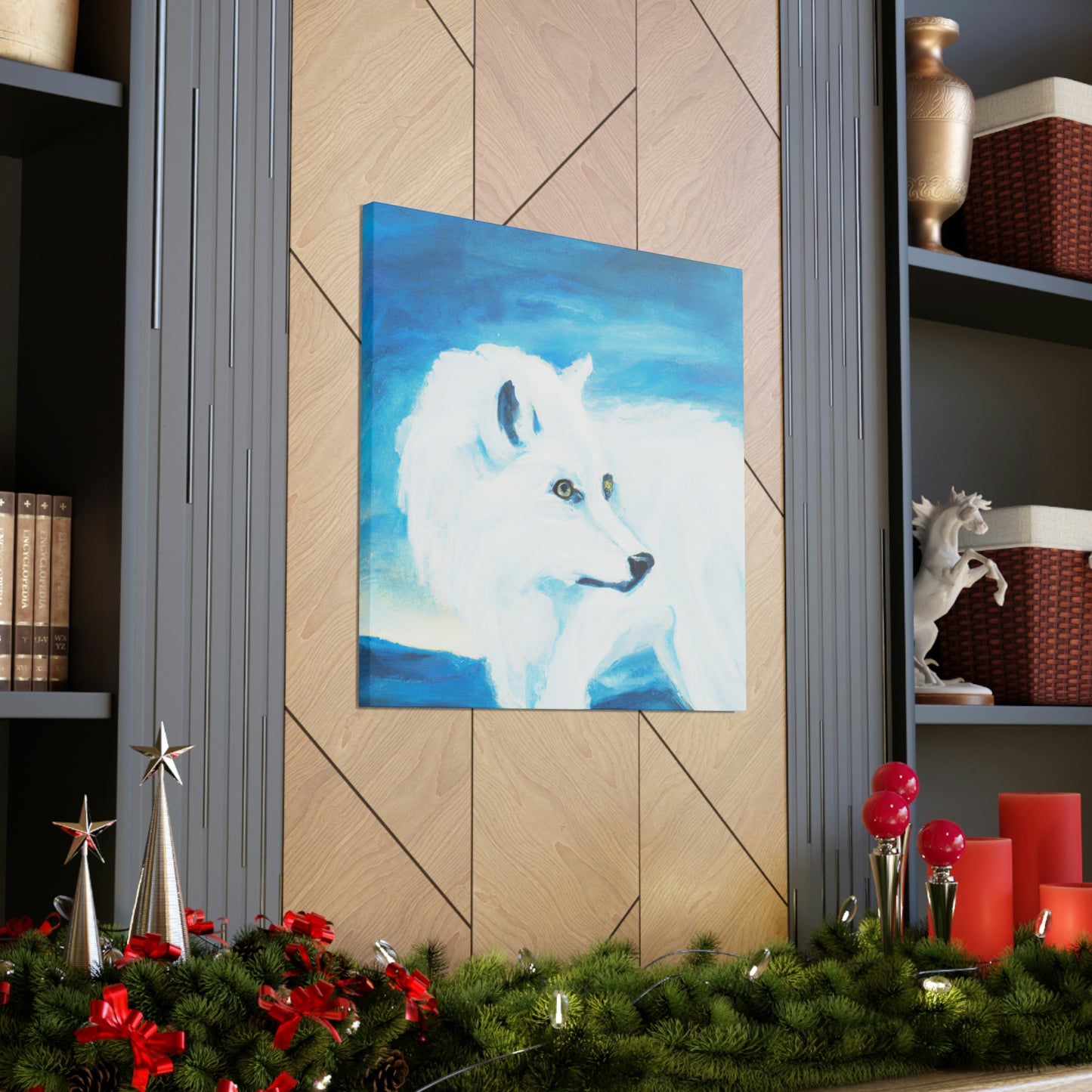 Arctic Wolf Creation - Canvas