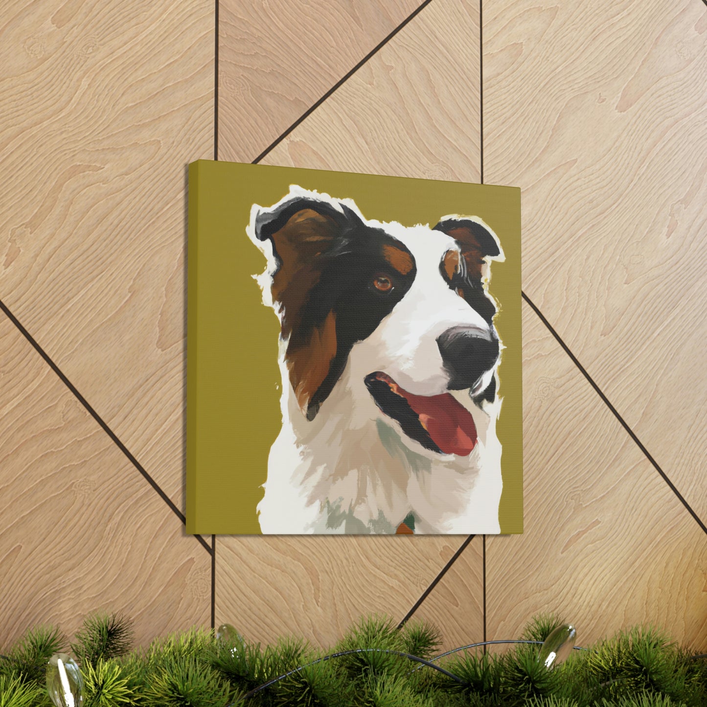 "Border Collie Simplicity" - Canvas