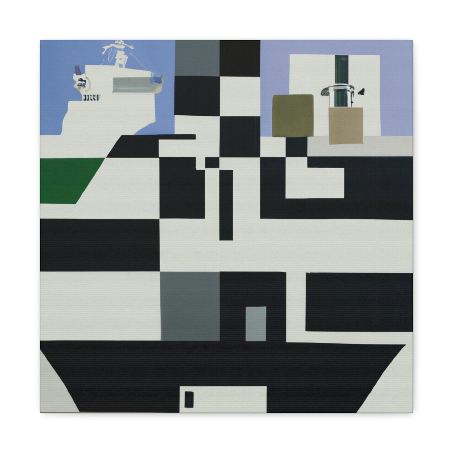 "Battleship in Surreality" - Canvas