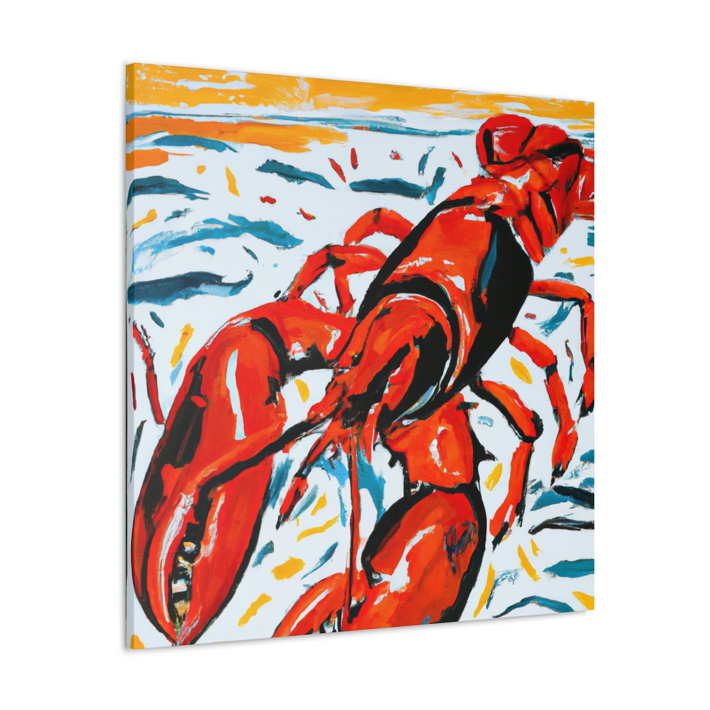 Lobster in Expressionism - Canvas