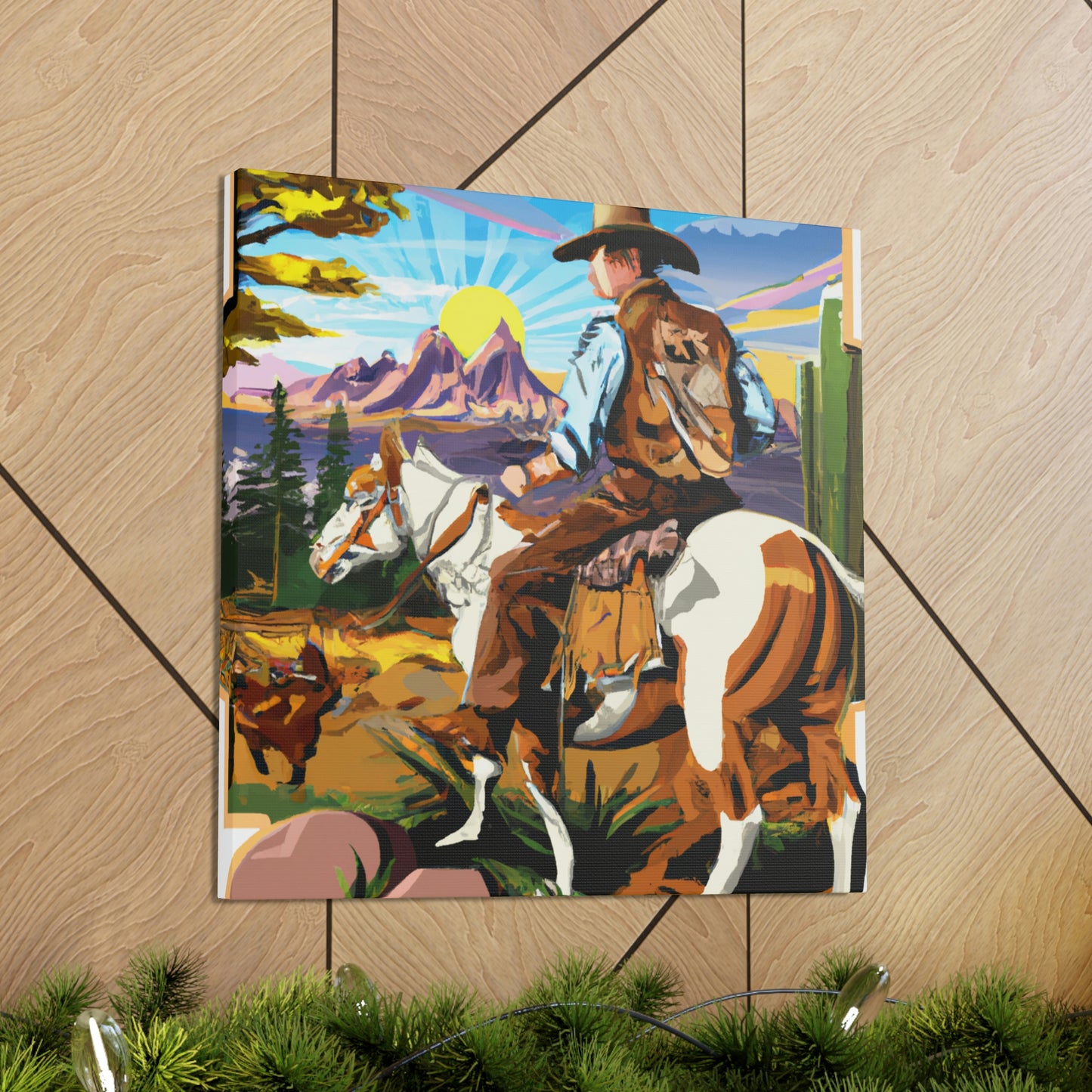 "Western Landscape Glory" - Canvas