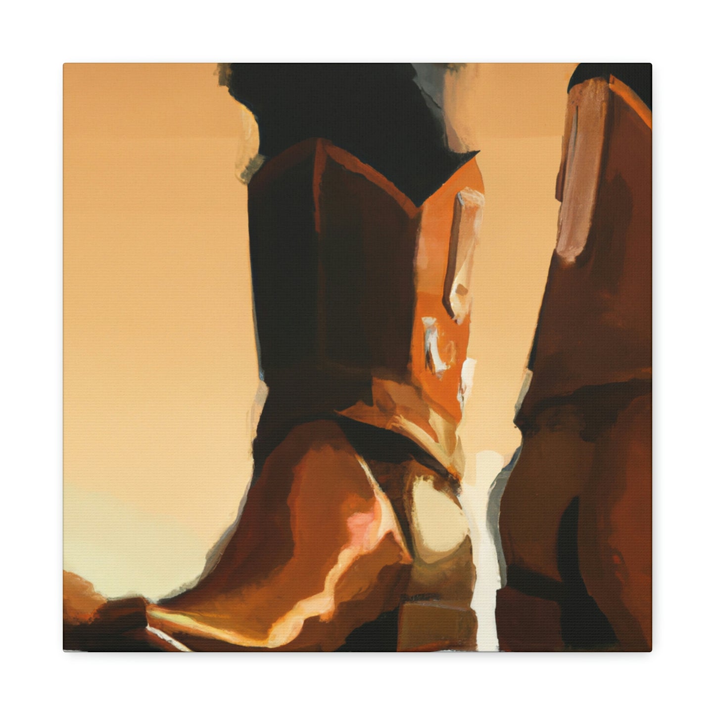 "The Boot: Minimalist" - Canvas