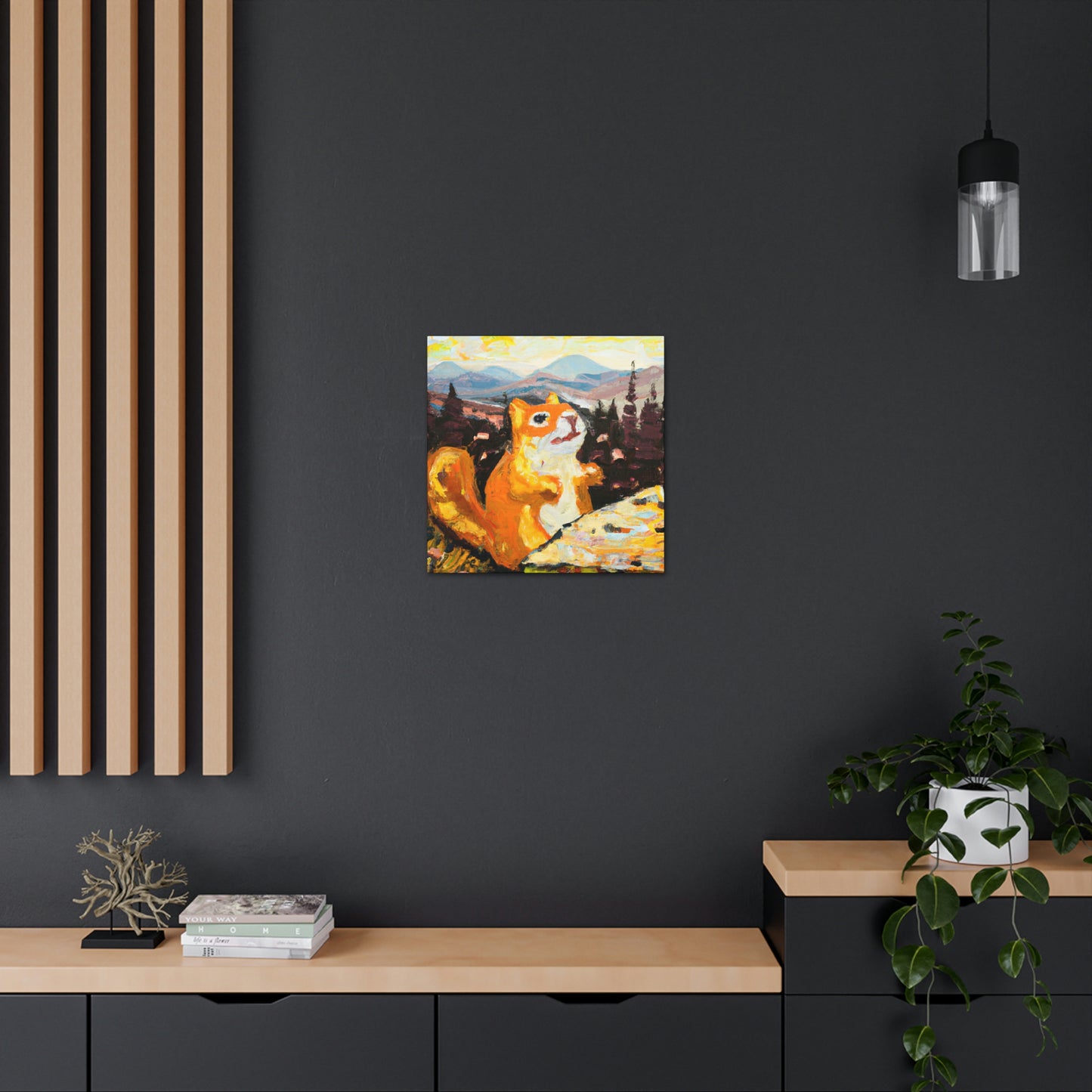 Chipmunk in Abstraction - Canvas