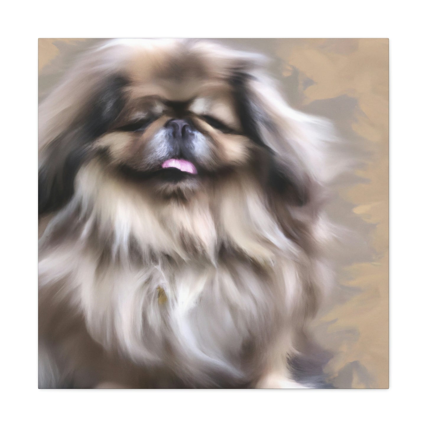 "Pekingese at Playtime" - Canvas