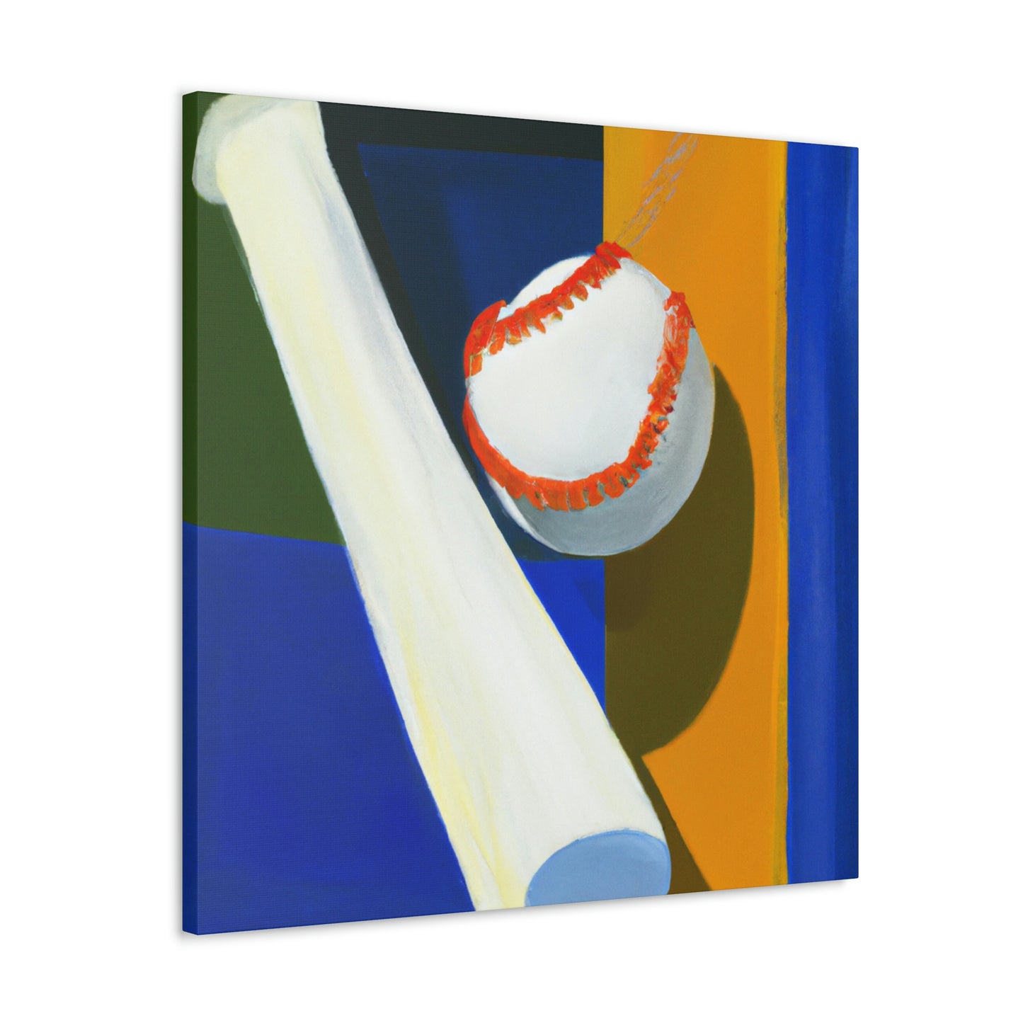 Baseball's Minimalism - Canvas