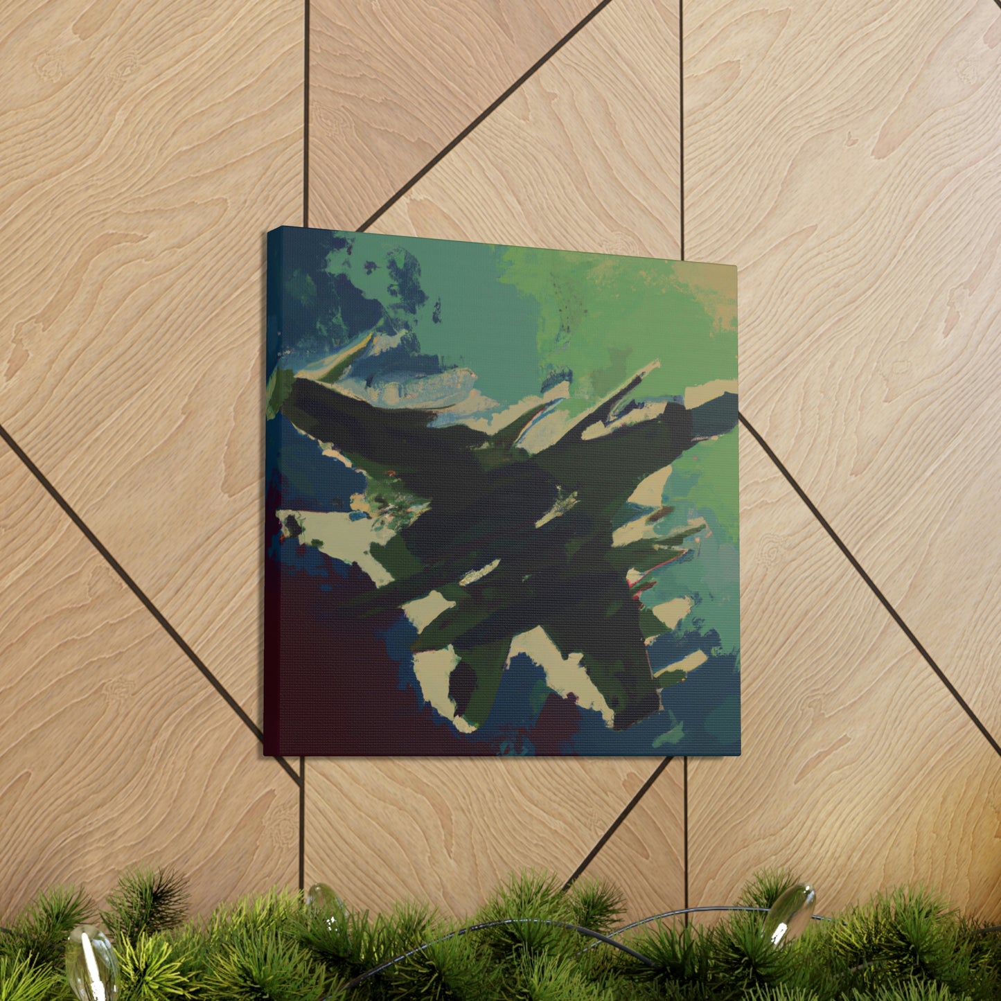 "Wings of Freedom Fighter" - Canvas