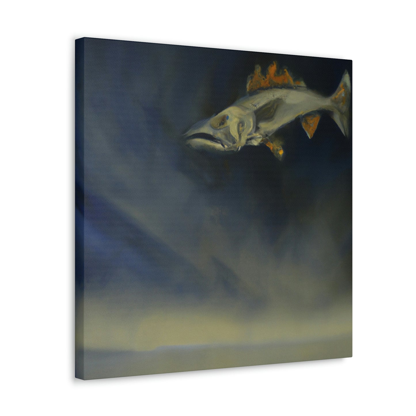 "Walleye in Reflection" - Canvas