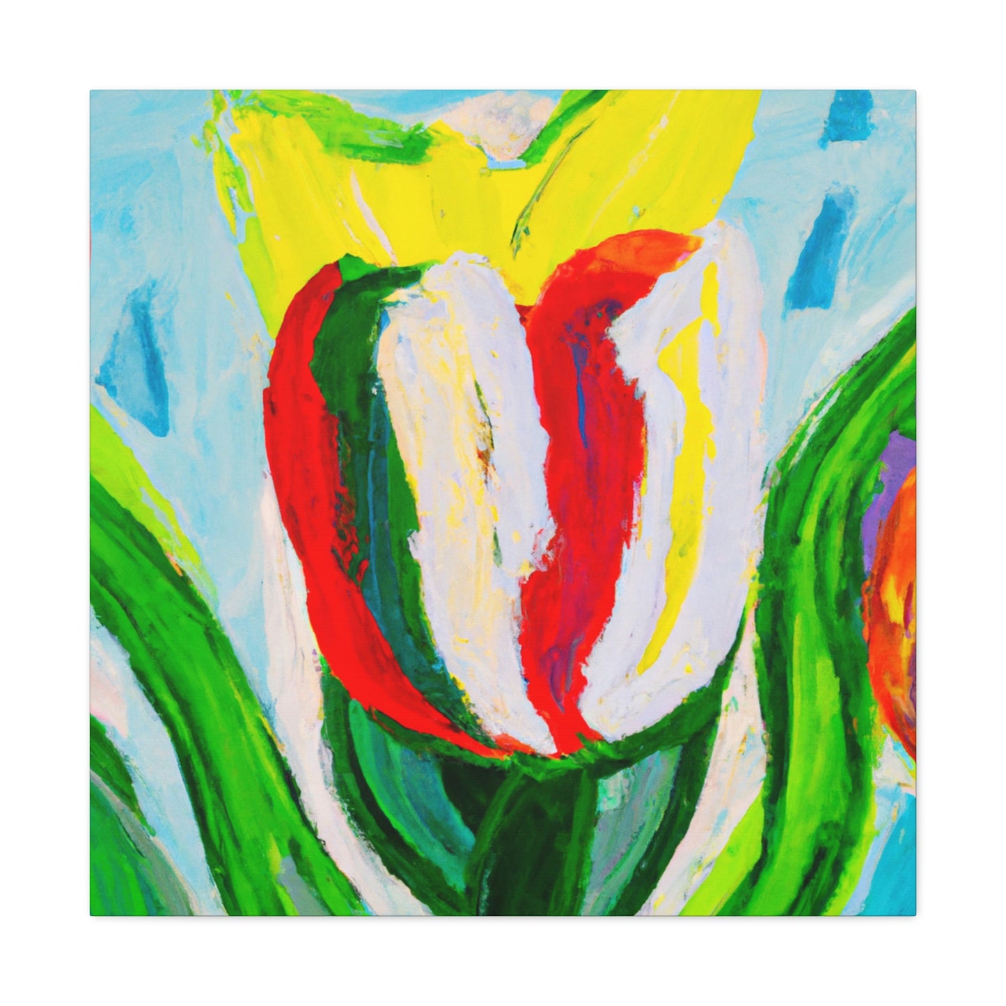 "Tulip Dance of Color" - Canvas