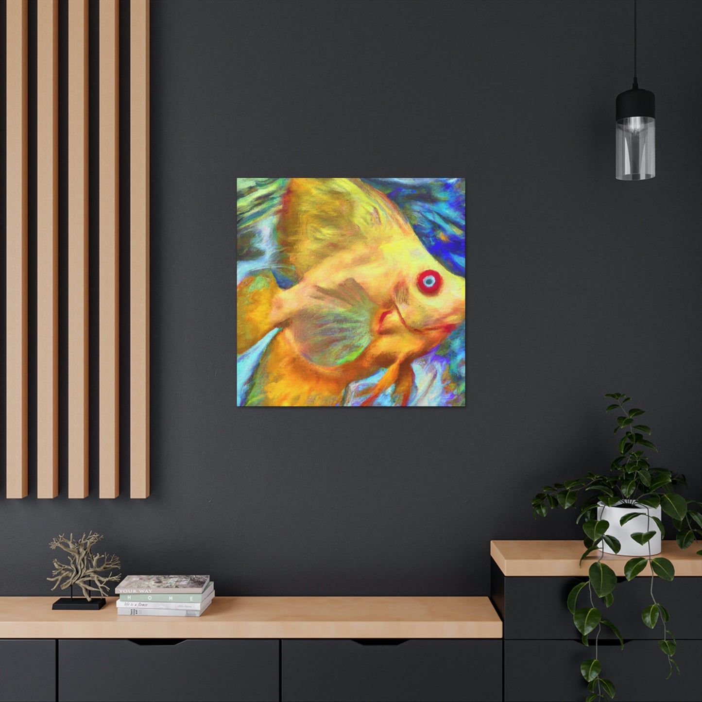 "Angelic Fish Dreamscape" - Canvas