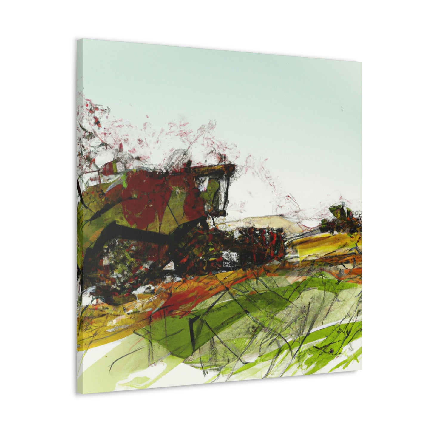 Harvesters in Harvest Time - Canvas