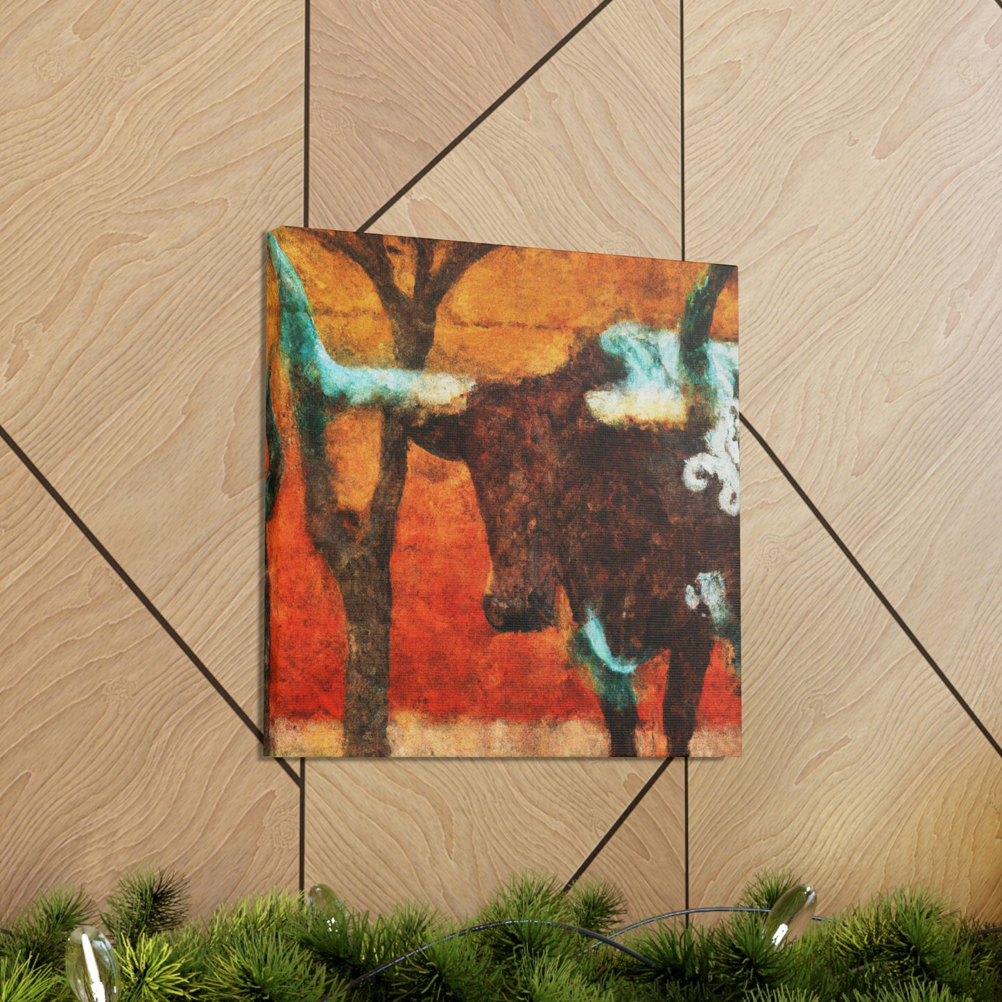 Texas Longhorn Power - Canvas