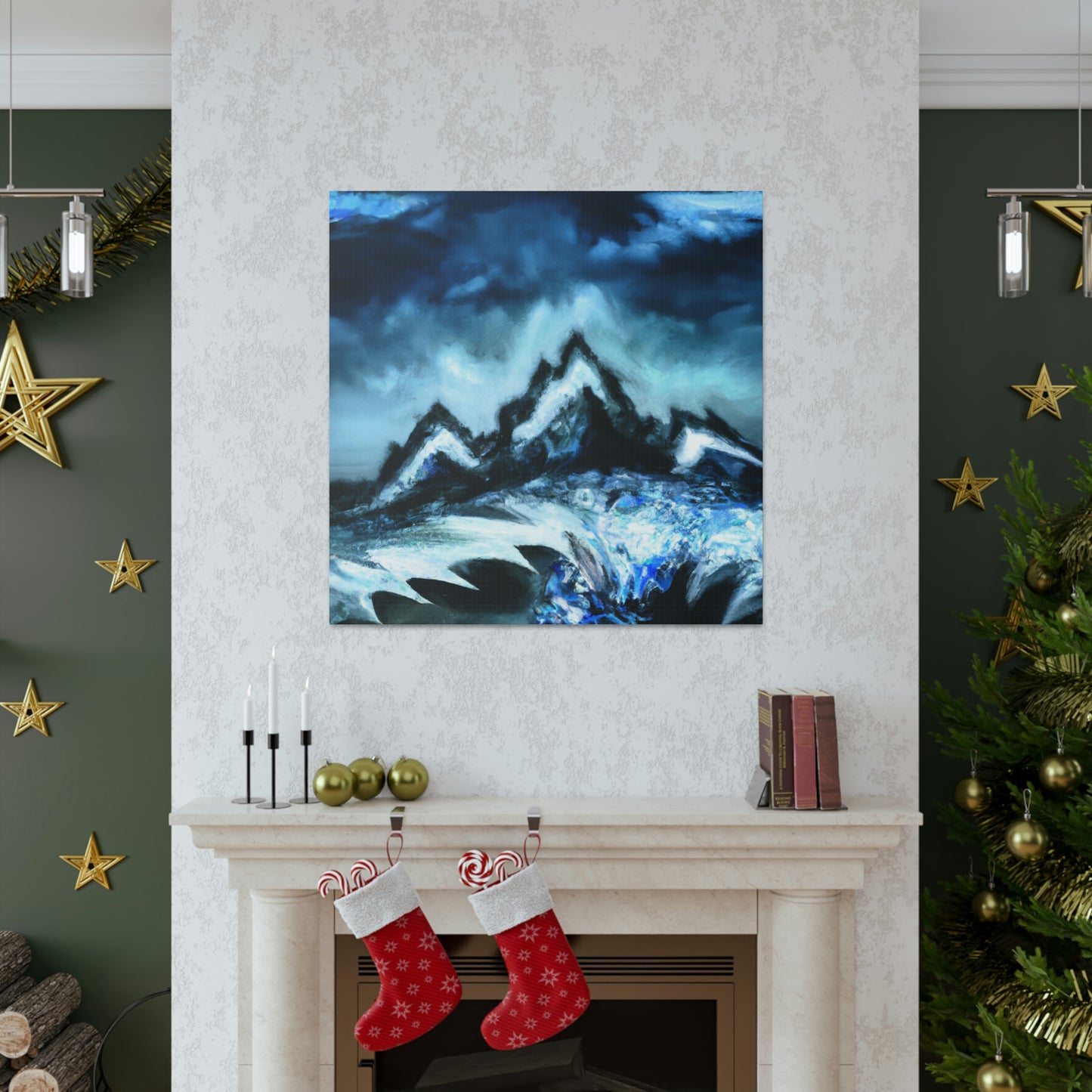 "Snowy Mountain Majesty" - Canvas