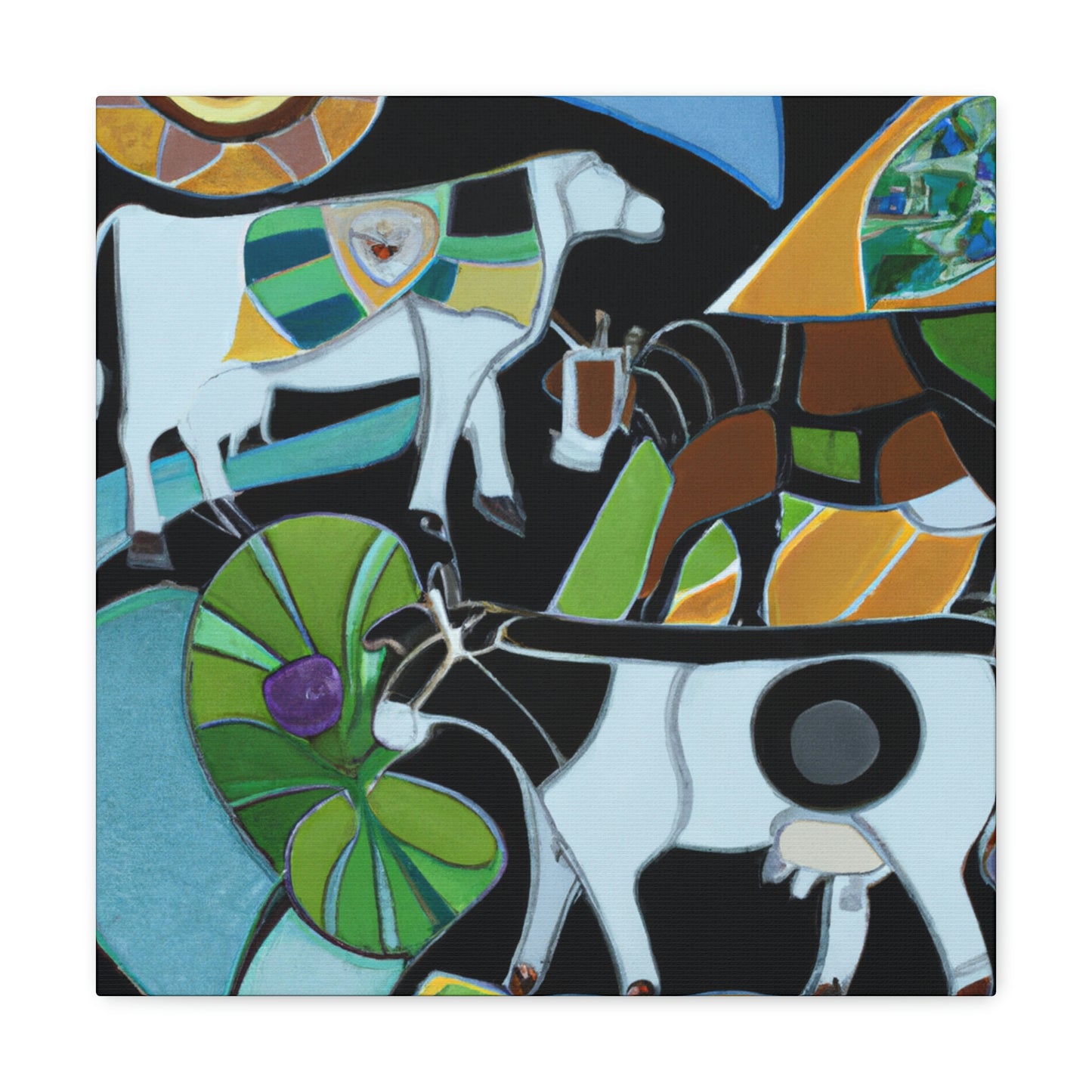 Farmers in Repose - Canvas