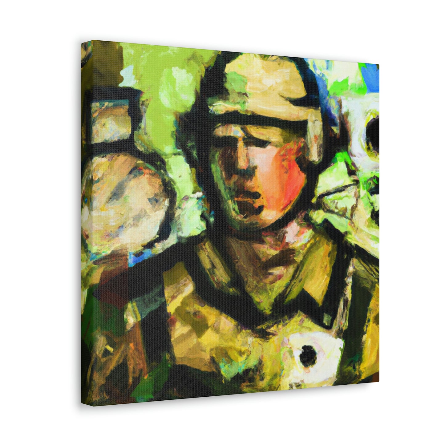 Engineer with Fauvism - Canvas