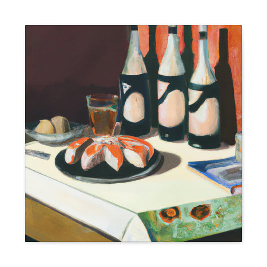 Sushi in Expressionism - Canvas