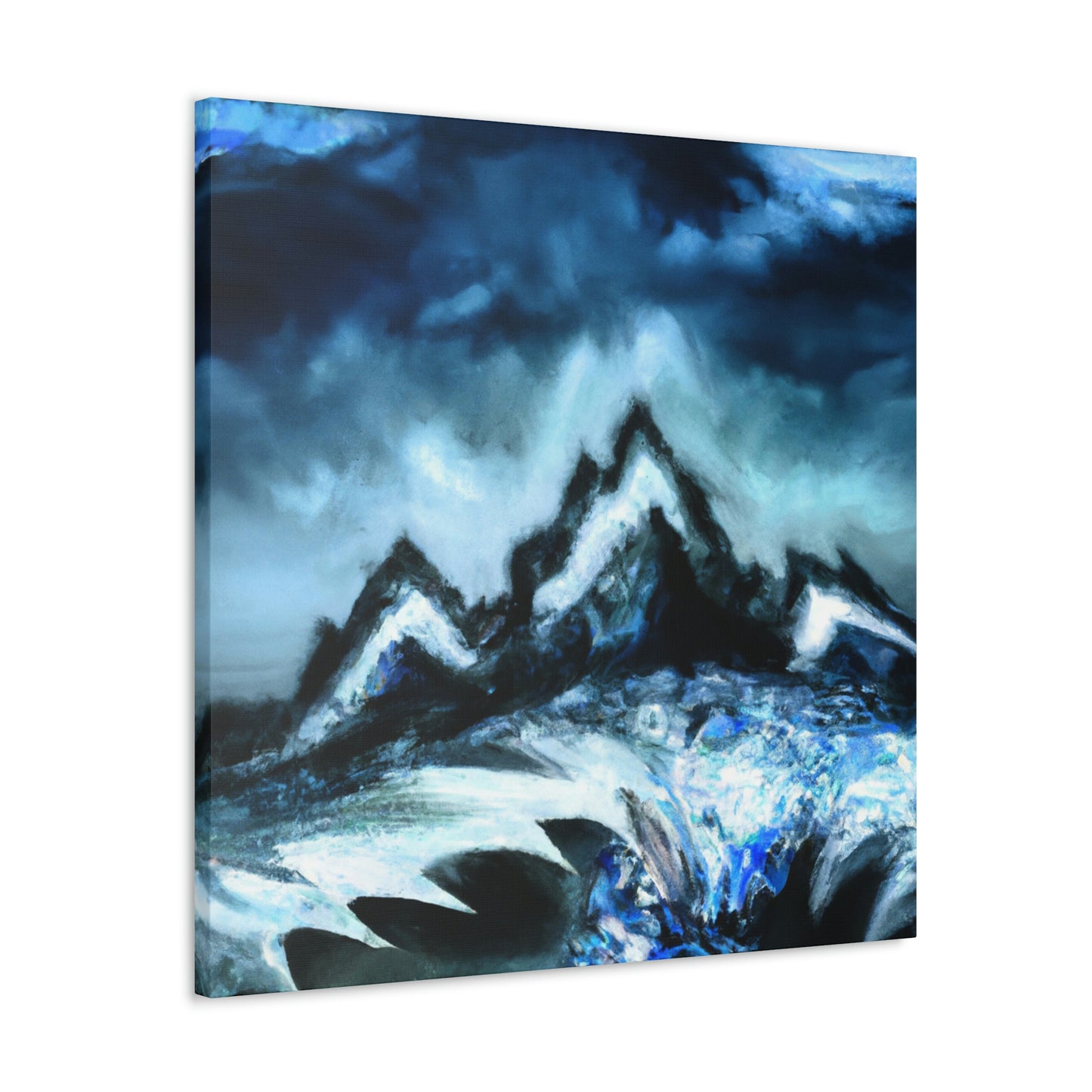 "Snowy Mountain Majesty" - Canvas