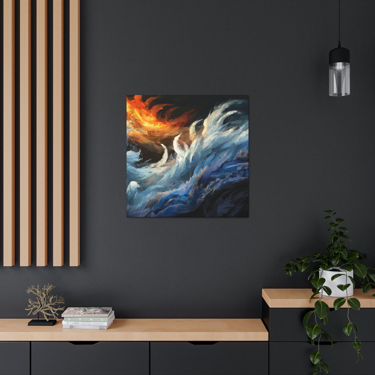 Oceans of Brilliant Hues - Canvas