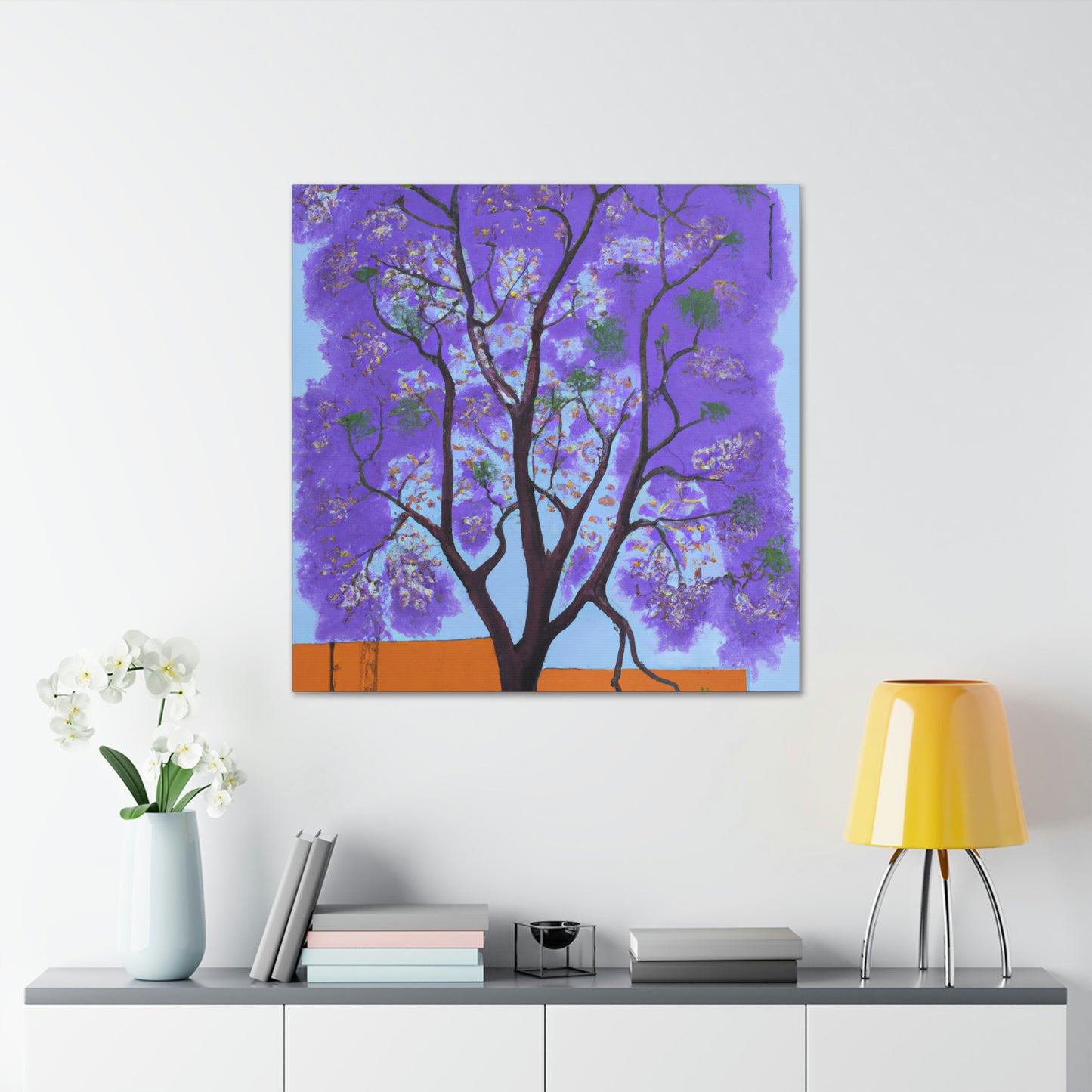 Cascading Jacaranda Joy - Canvas