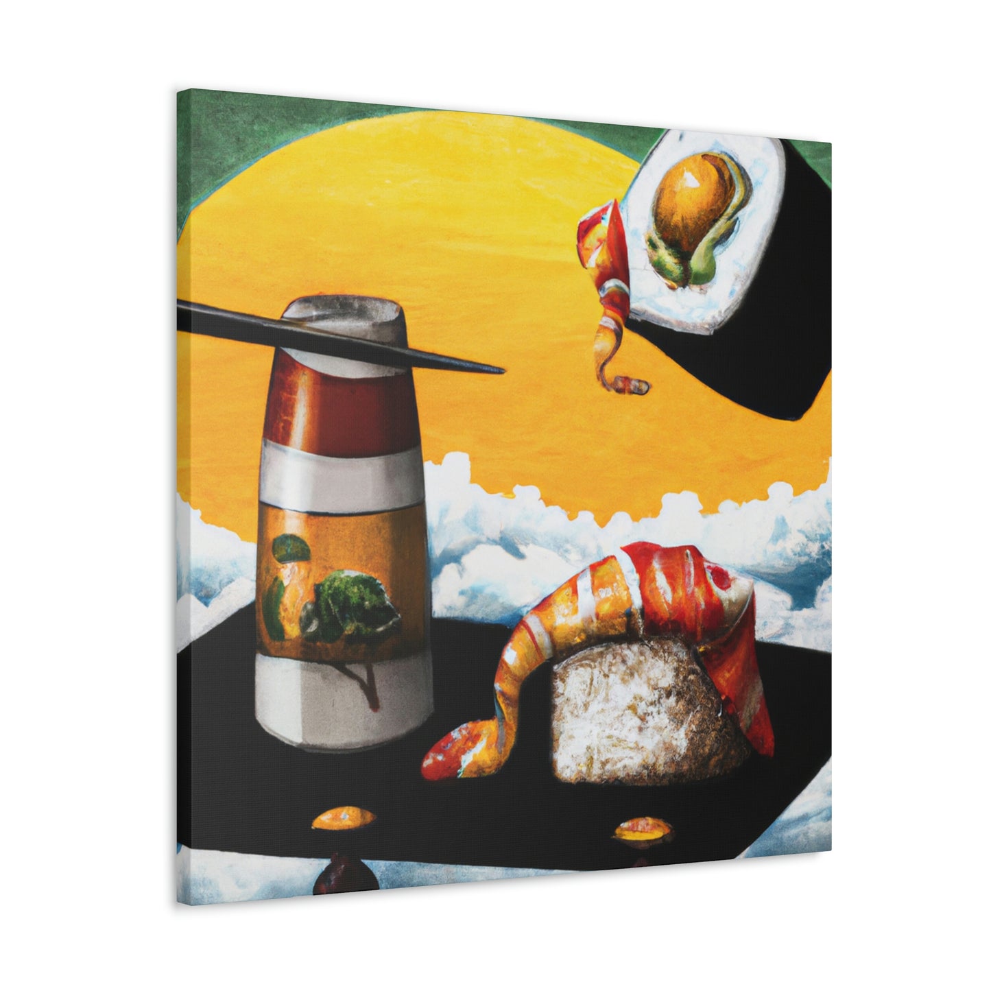 "Sushi in Surrealism" - Canvas